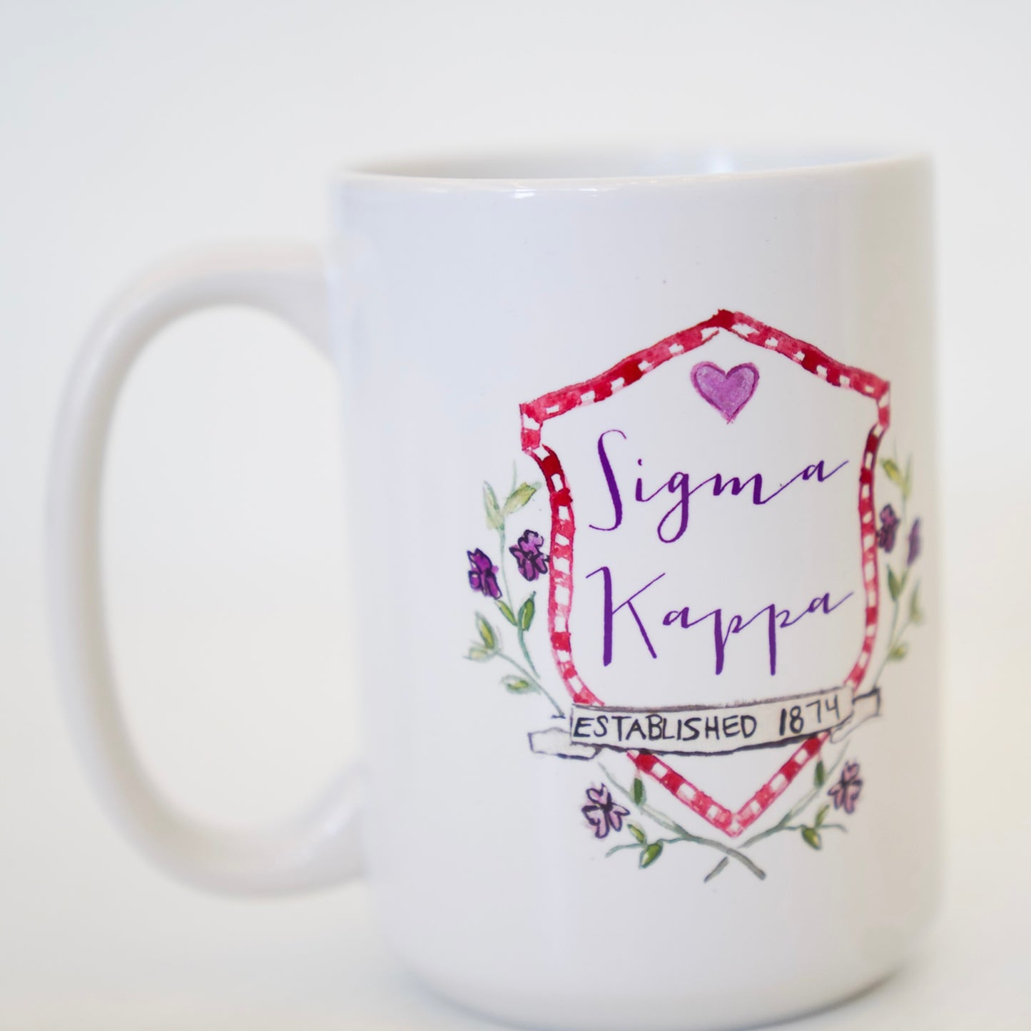 Sigma Kappa Crest Mug