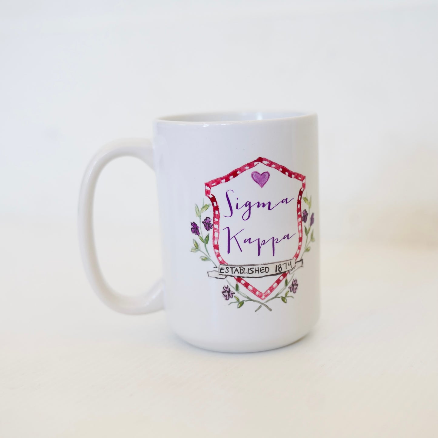 Sigma Kappa Crest Mug