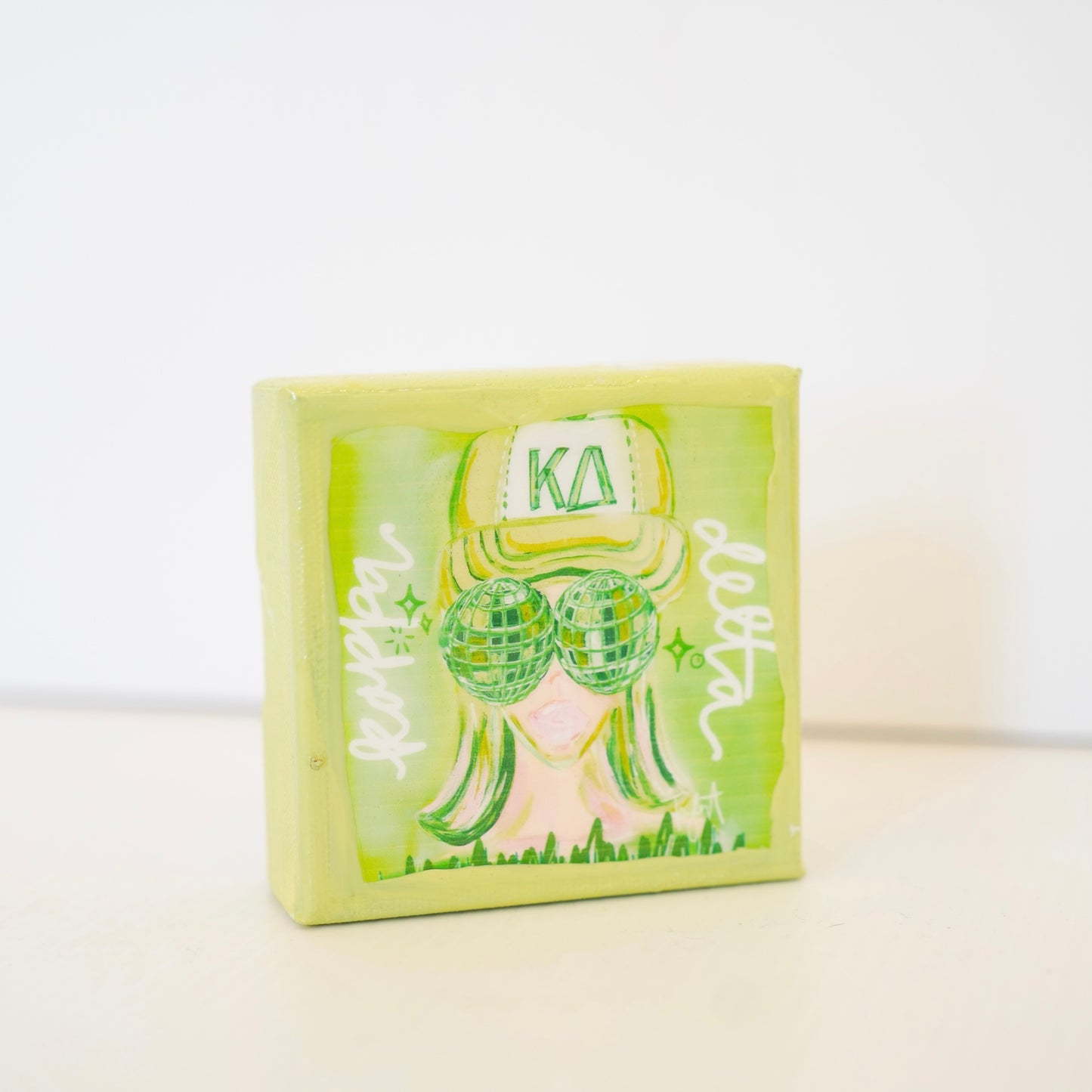 Kappa Delta Disco Girl Canvas