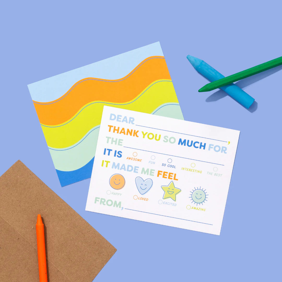 Kids Fill-In Thank You Note Sets