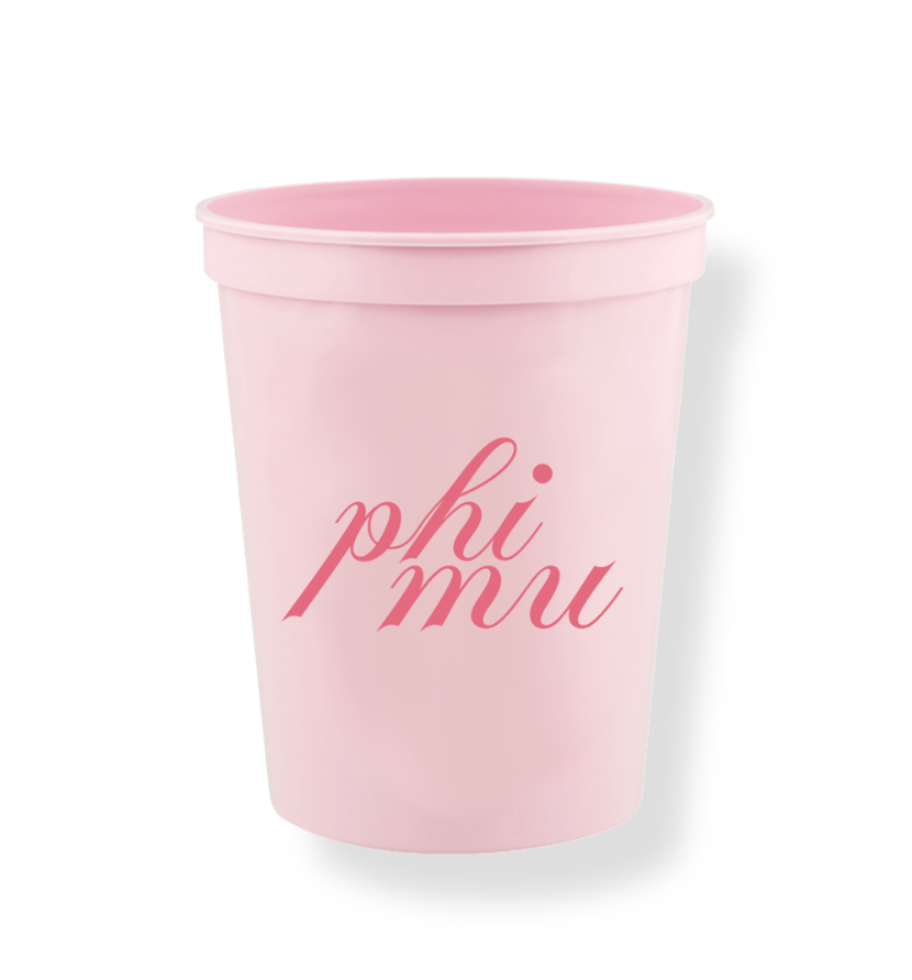Phi Mu Cups (Set of 6)