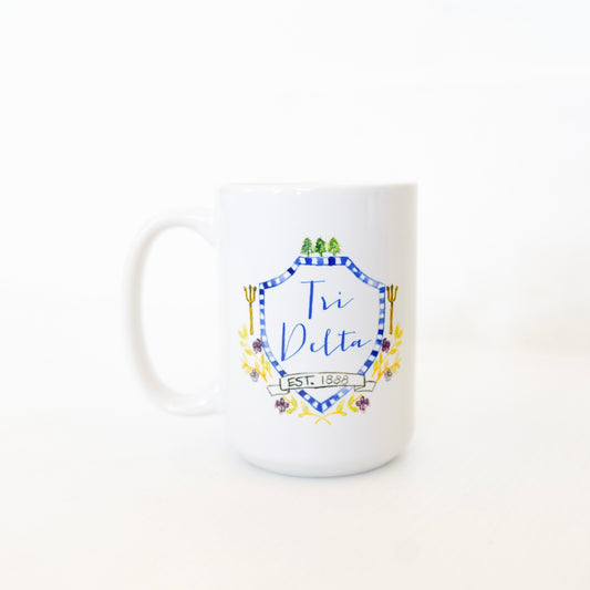 Delta Delta Delta Crest Mug