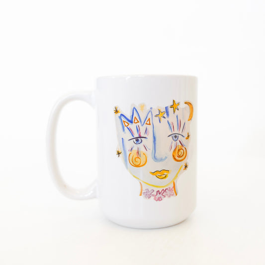 Delta Delta Delta Fancy Sister Mug