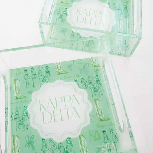 Kappa Delta Acrylic Tray