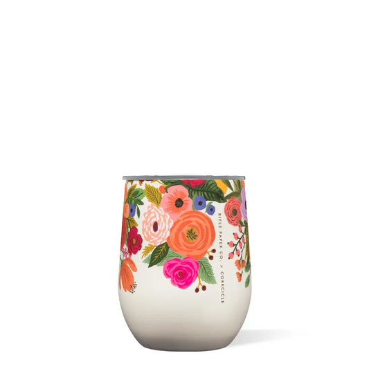 Stemless Wine in Garden Party Cream – 12 oz.