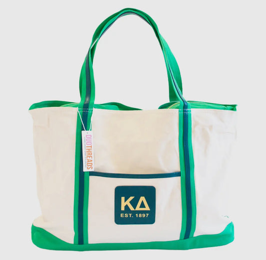 Kappa Delta Canvas Tote