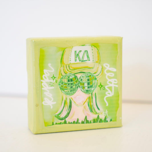 Kappa Delta Disco Girl Canvas