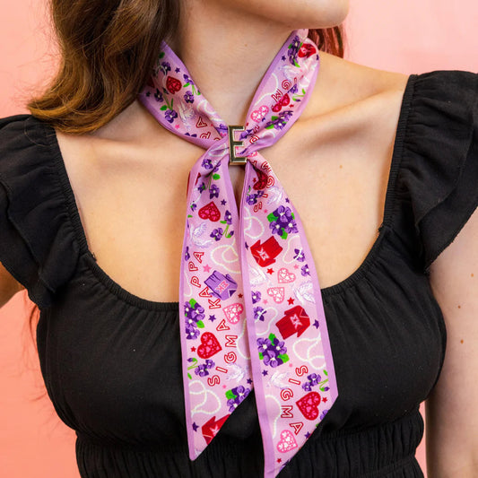 Sigma Kappa Skinny Scarf