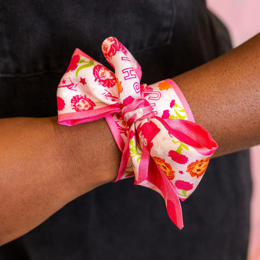 Phi Mu Skinny Scarf