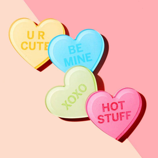 Conversation Hearts Coasters