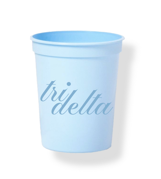 Delta Delta Delta Cups (Set of 6)