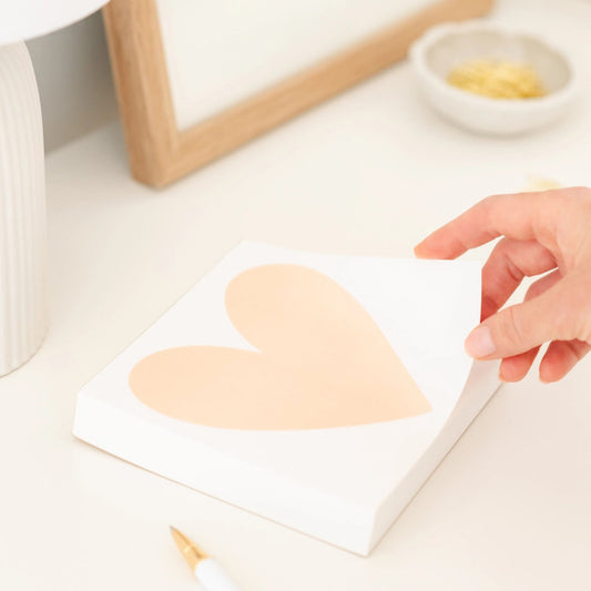 Heart Desk Notepad