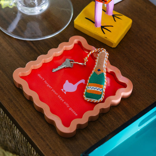 Silly Goose Lacquer Tray